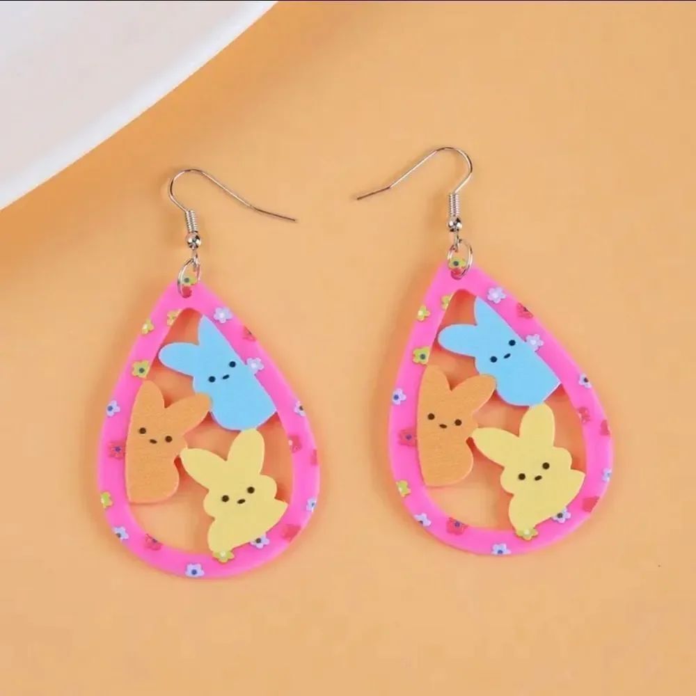 3 For 26 - Easter ResinβCut-Out Peeps Earrings
